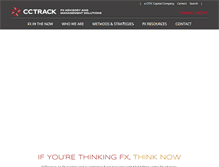 Tablet Screenshot of cctrack.com